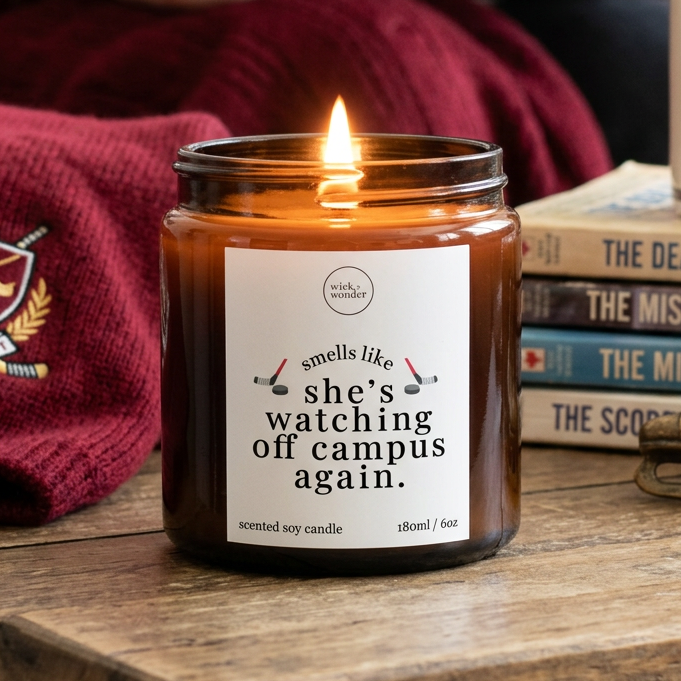 Off Campus Gifts, Watching Off Campus Again Candle